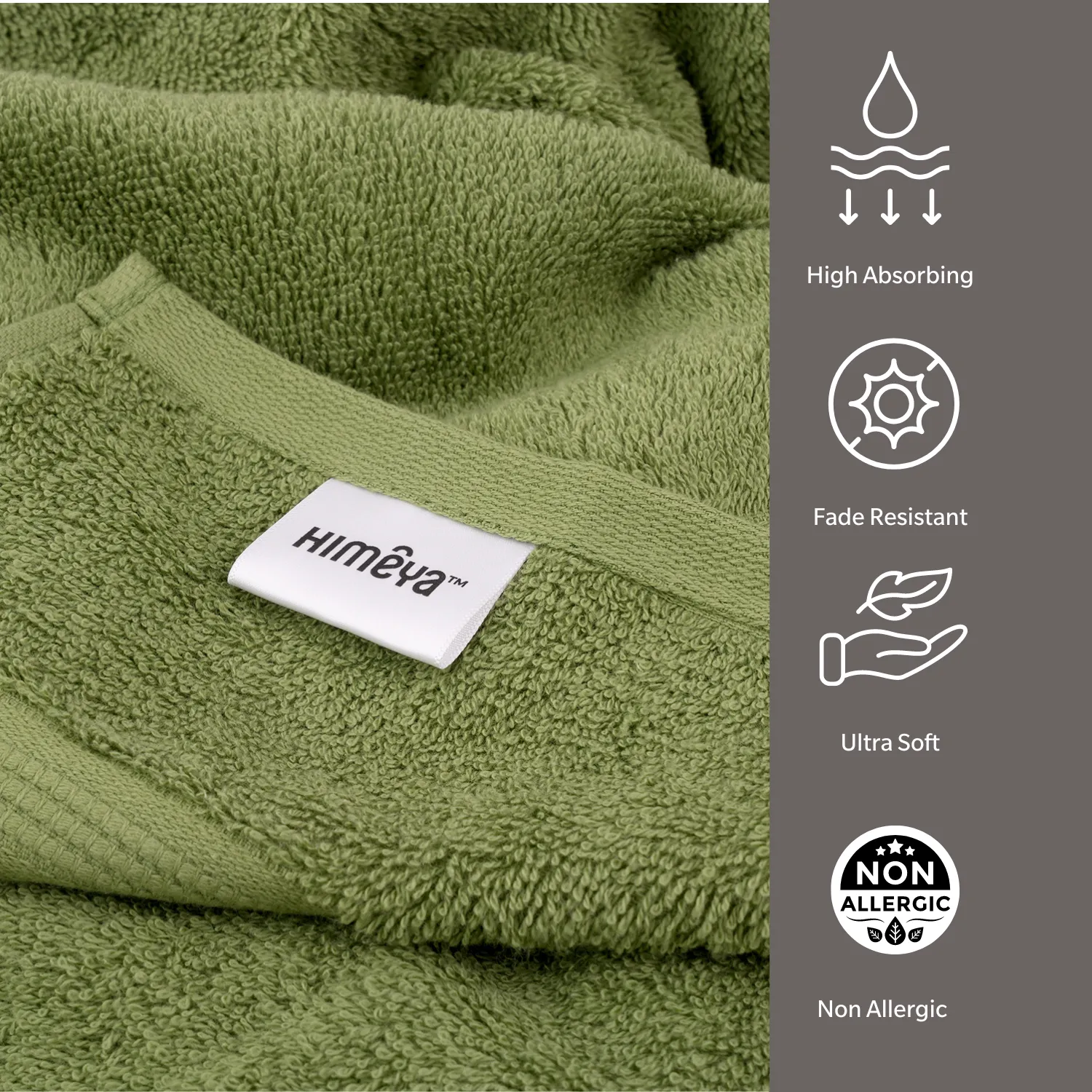 100% Cotton 500 GSM Bath towel