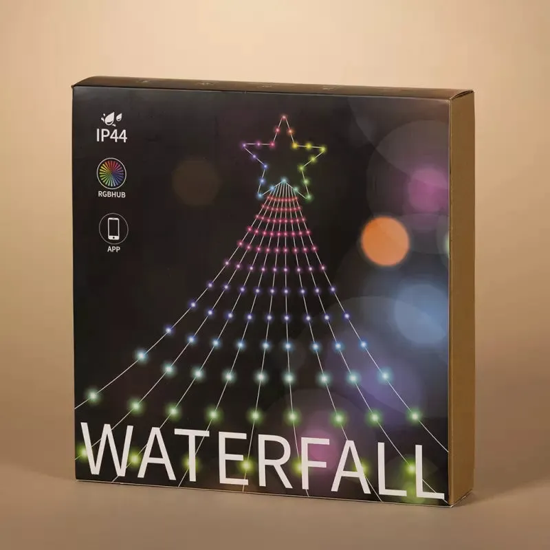 11.9'H Smart LED Electric Waterfall