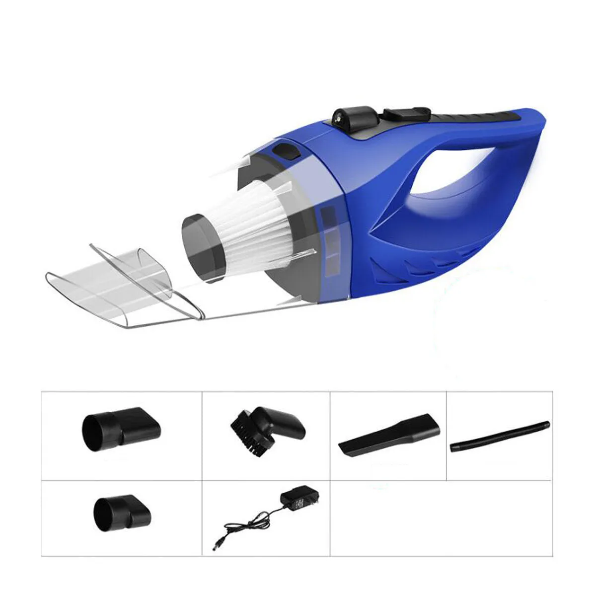 12V 150W Cordless Handheld Vacuum Cleaner Strong Suction Dust Busters Wet & Dry