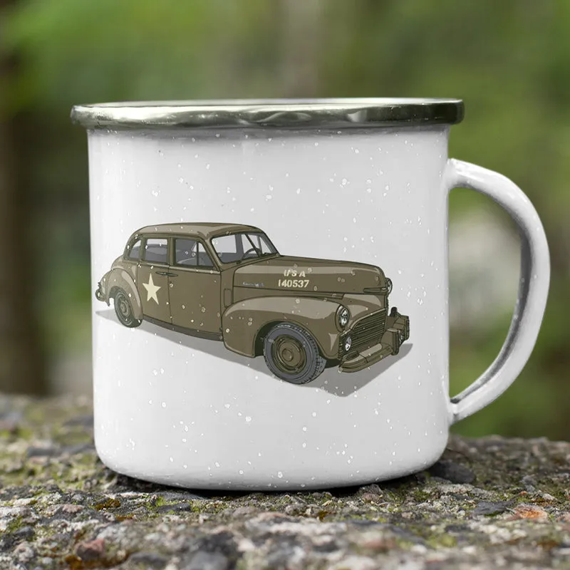 1942 STUDEBAKER PRESIDENT ENAMEL MUG