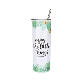 20oz Stainless Steel Tumbler - White