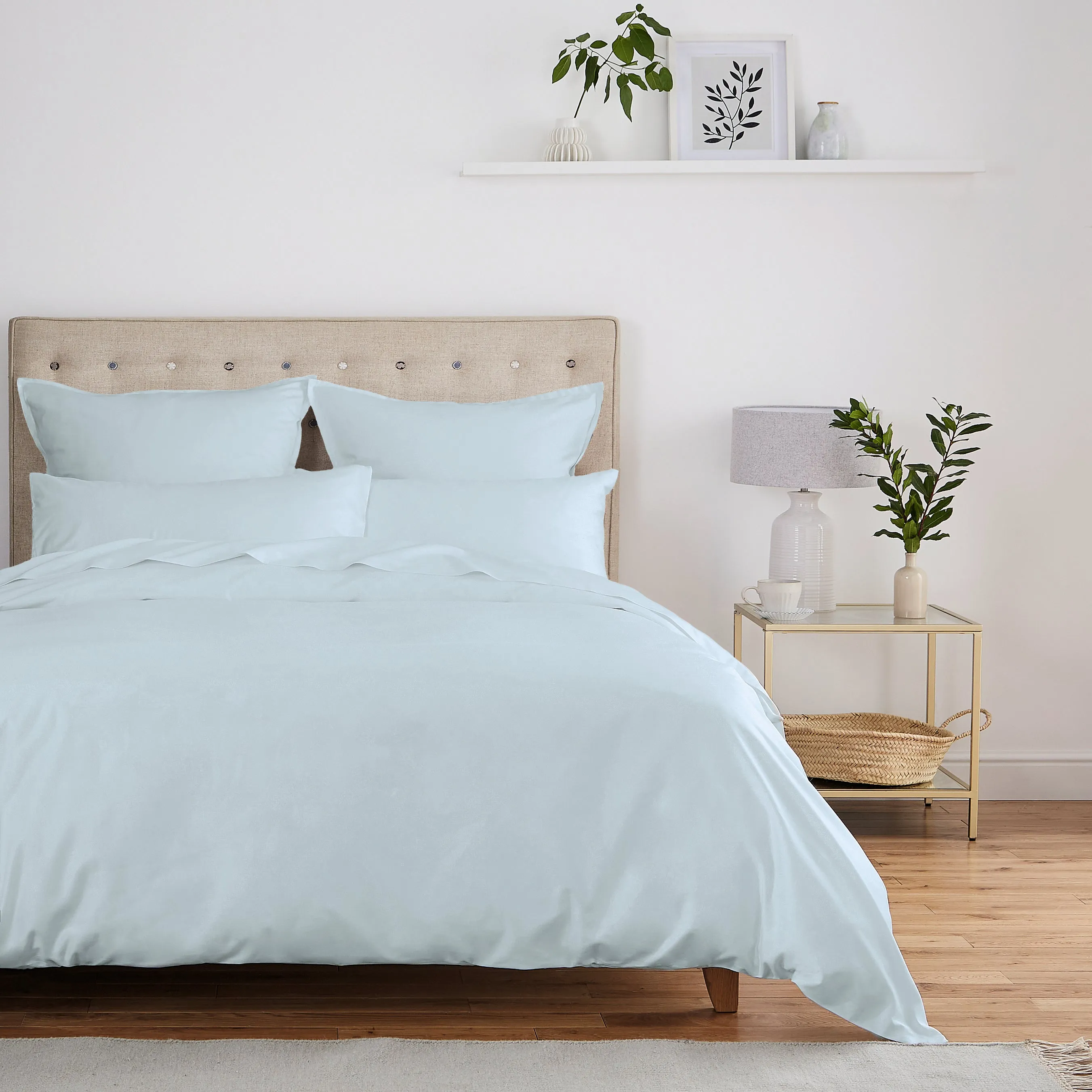 500 Thread Count Plain Dye, Ballintoy Blue