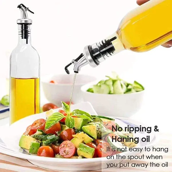 500ml Clear glass oil dispenser bottle