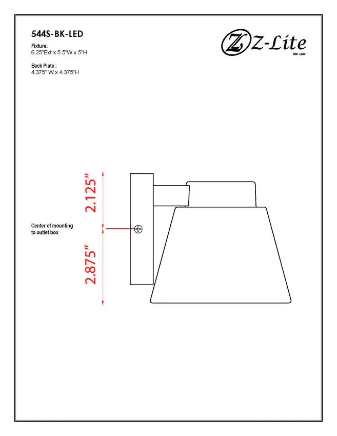 544S-BK-LED