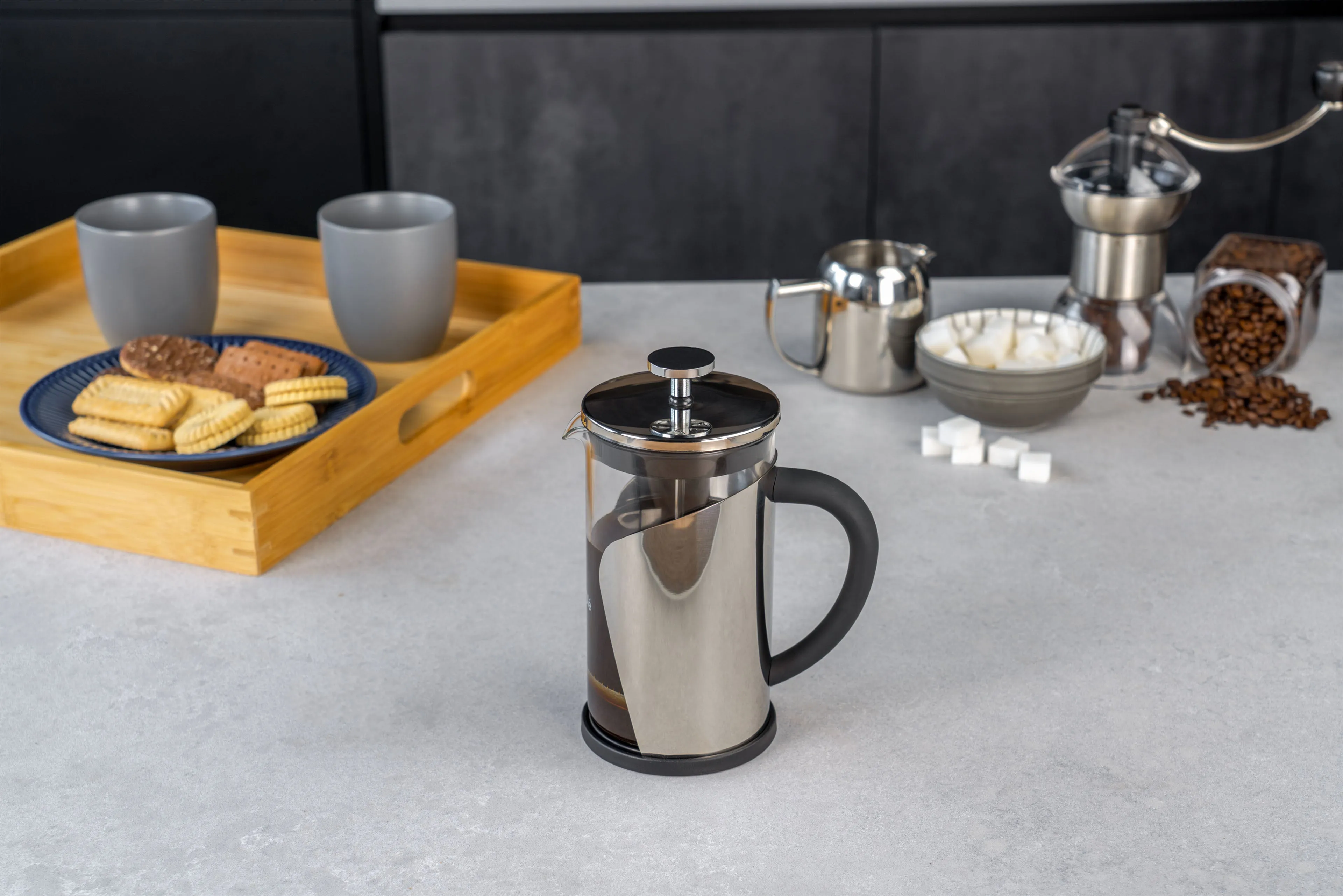 6 Cup Cromo Cafetiere