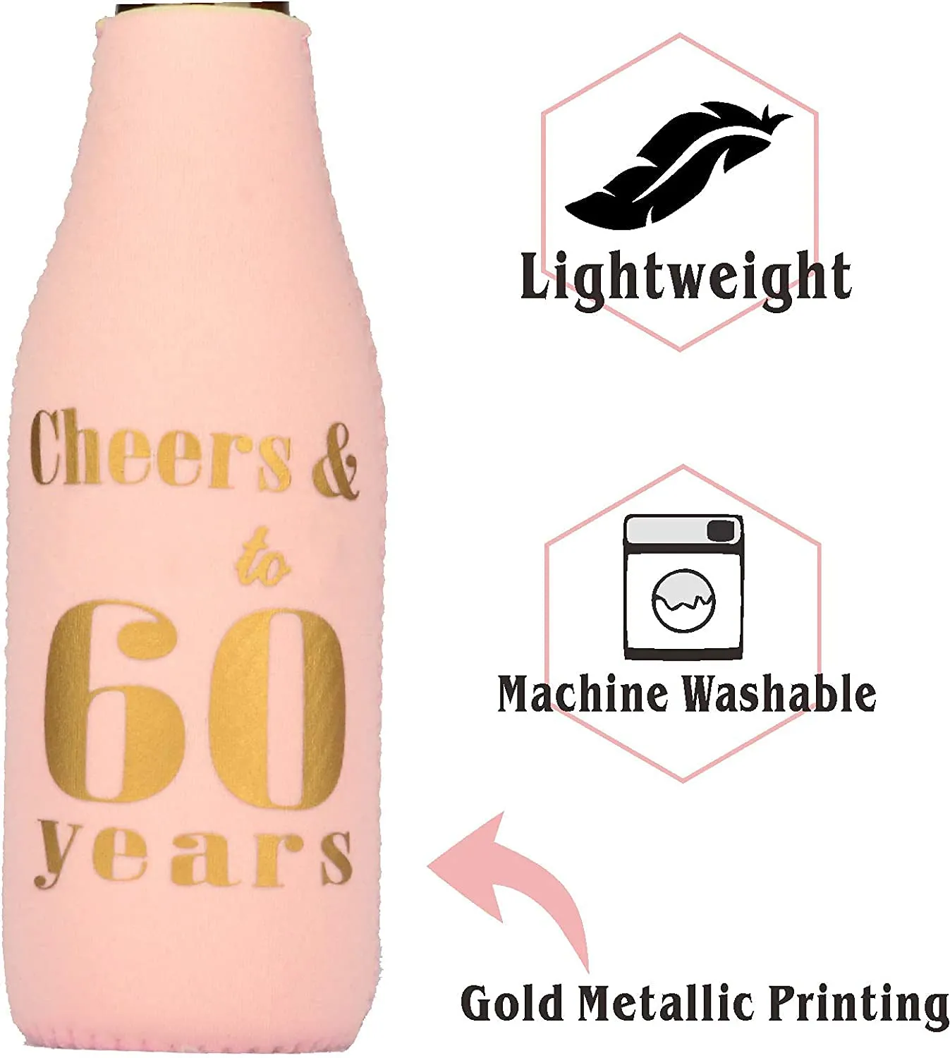 60th Birthday Gifts for Women, 60th Birthday Gifts, 60th Birthday Can Coolers, 60th