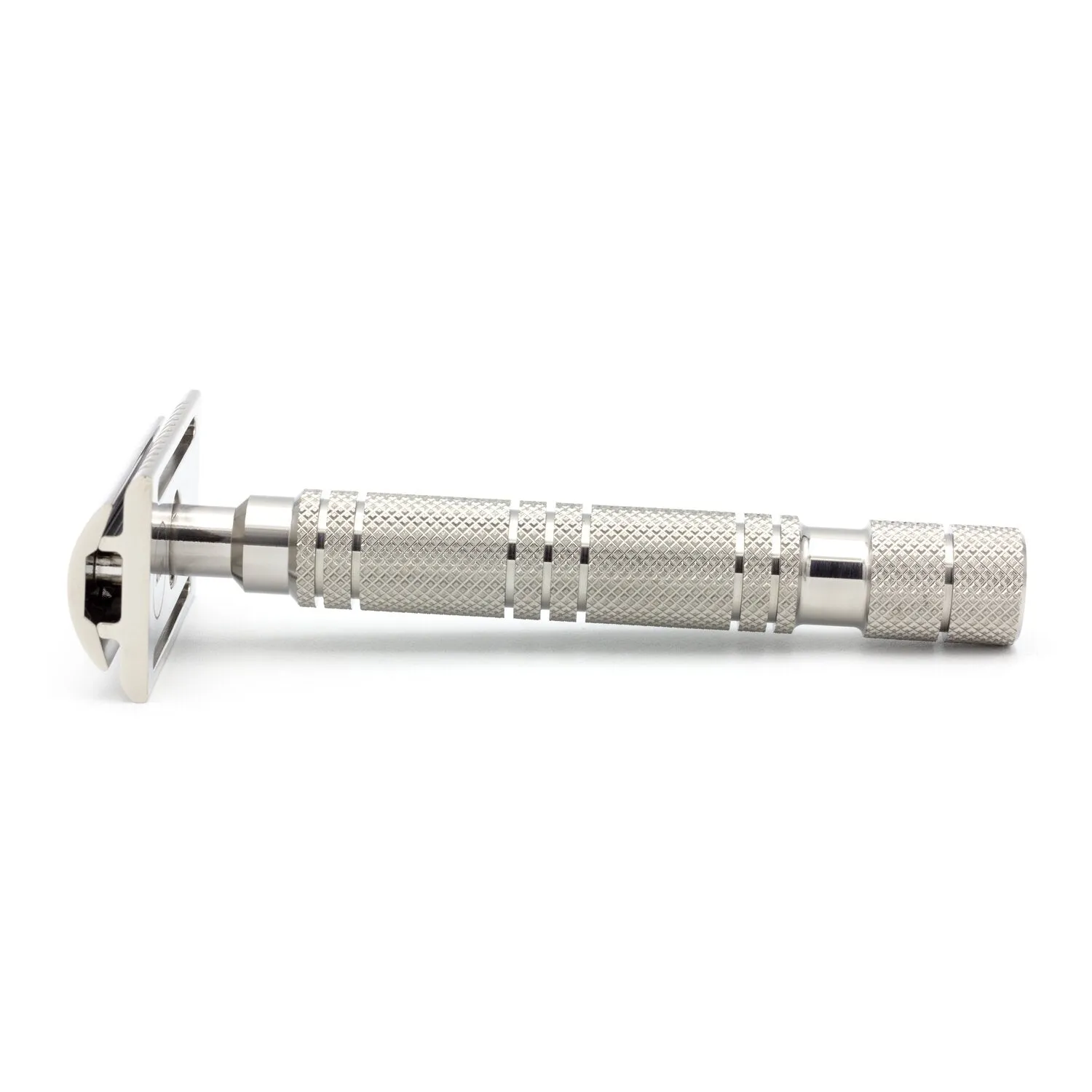 Alpha Shaving Works -Outlaw Stainless Steel Safety Razor - Viper Handle