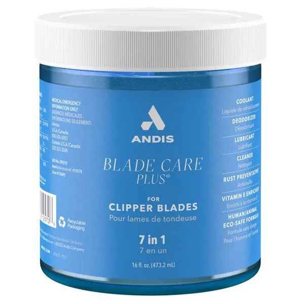 Andis Blade Care Plus 7 in 1 Jar 16oz