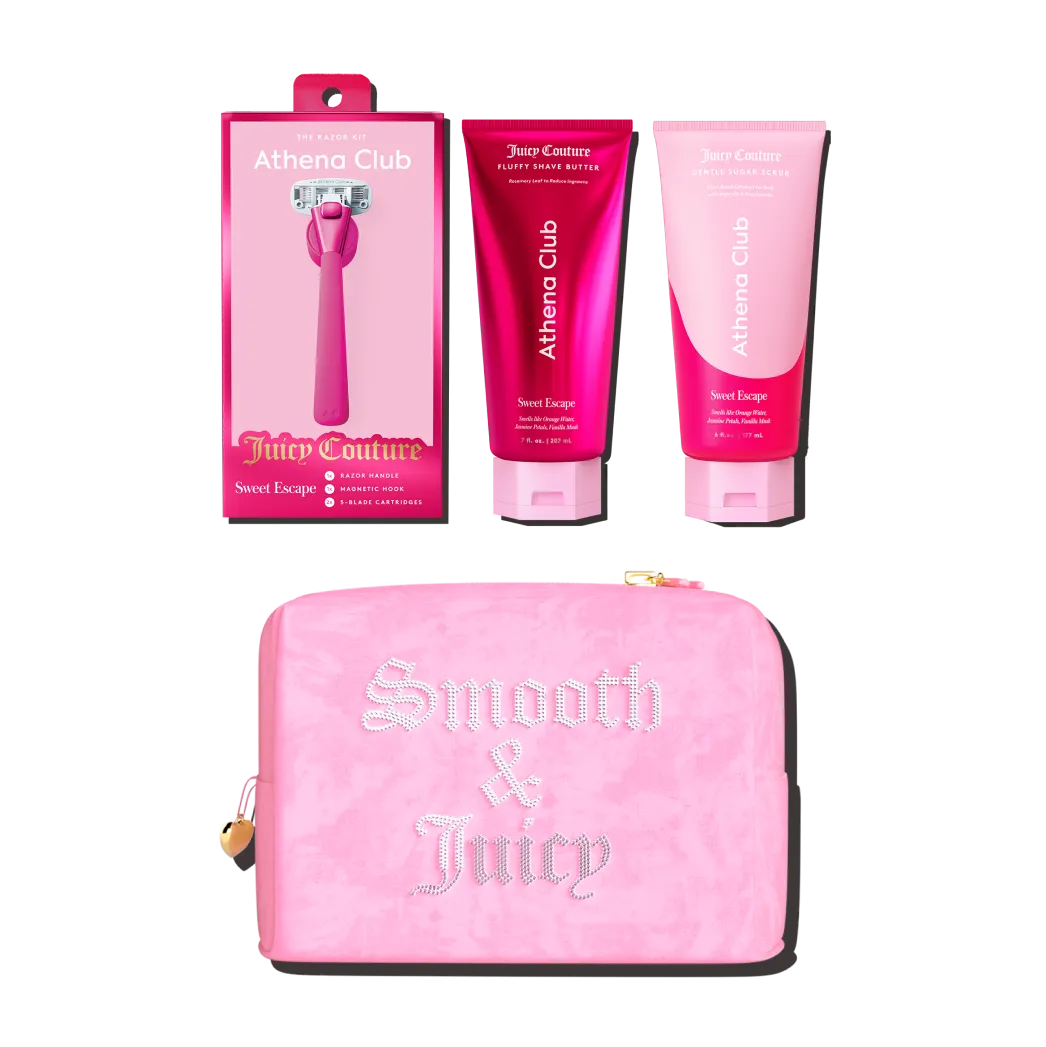 Athena Club <3 Juicy Couture Perfect Shave Set