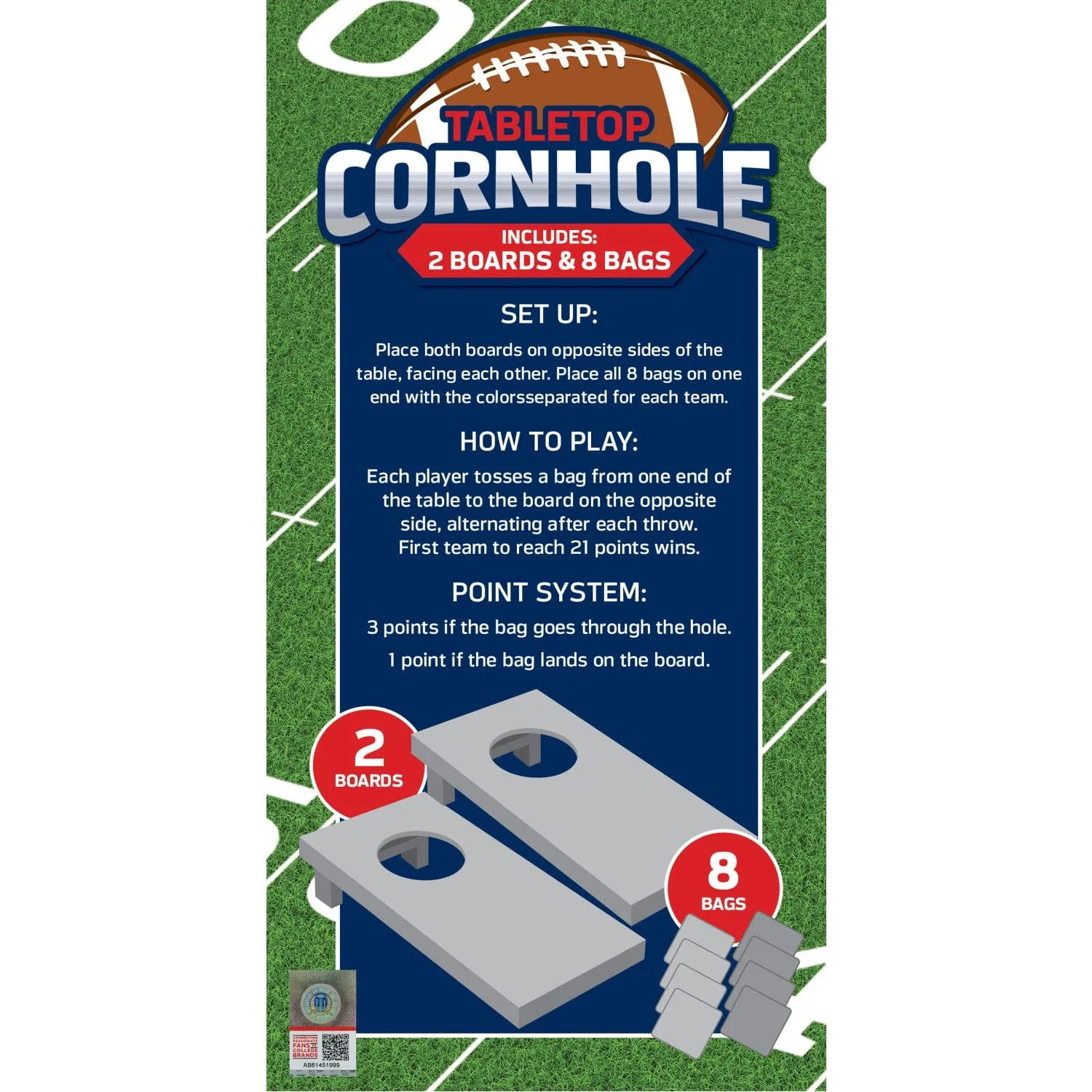 Auburn Tigers - NCAA Tabletop Cornhole