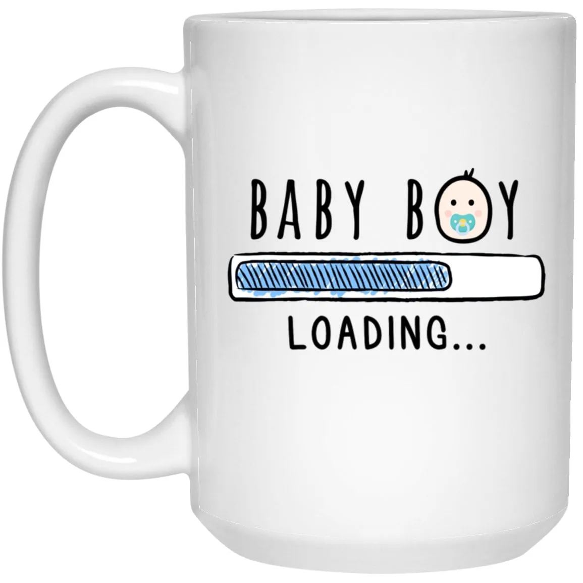 Baby Boy Loading Pregnancy Mug New Mom