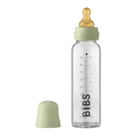 Baby Glass Bottle Complete Set 225ml - Sage