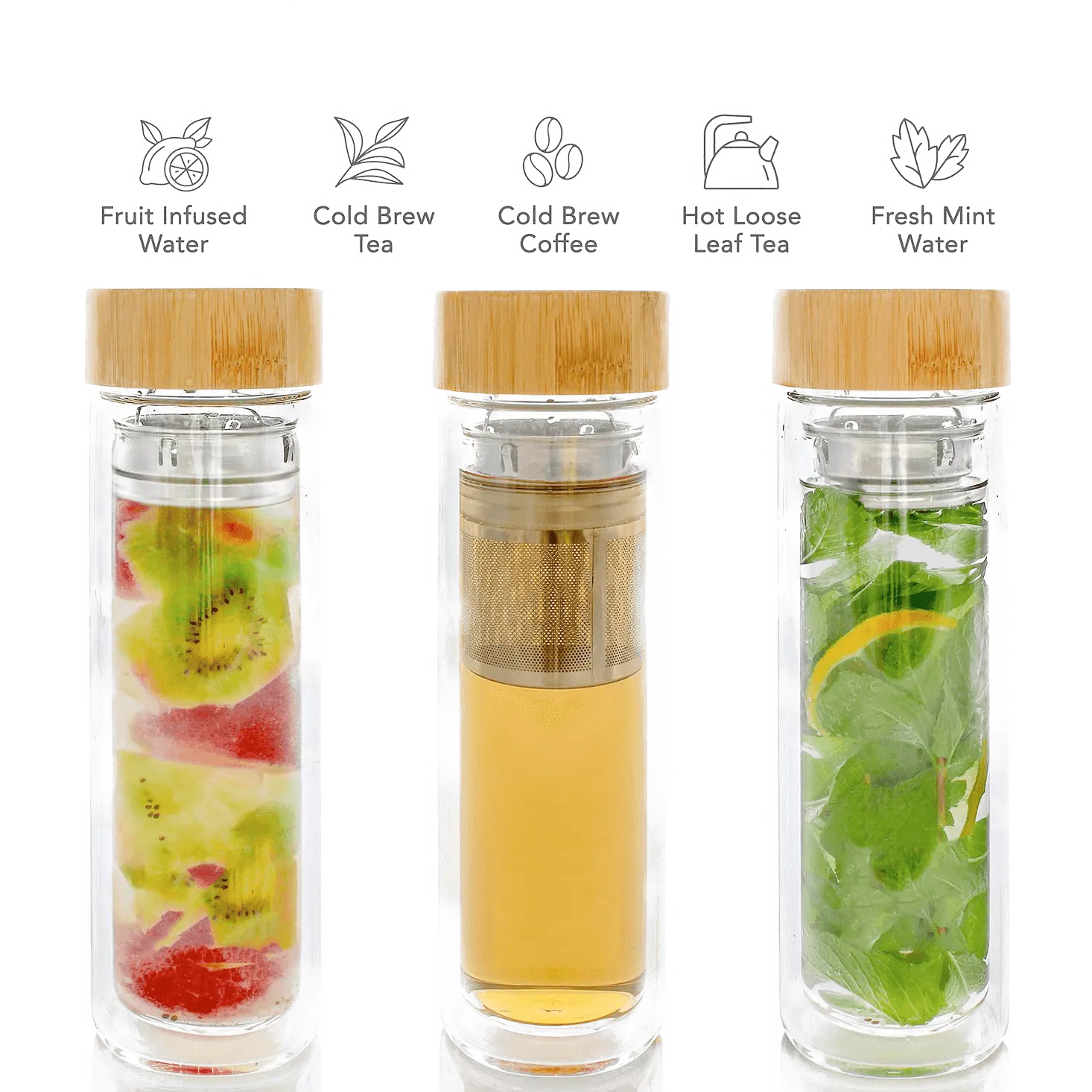 Bamboo Tea Tumbler by Open Door Tea