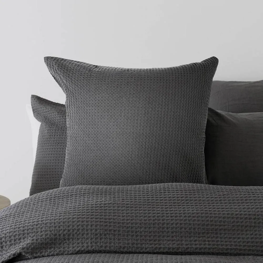 Bambury Melville Charcoal European Pillowcase