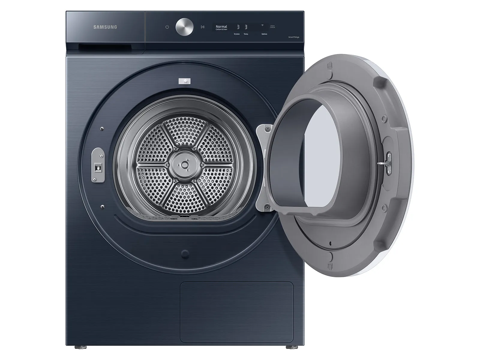 Bespoke 7.8 cu. ft. Ultra Capacity Ventless Hybrid Heat Pump Dryer with AI Optimal Dry in Brushed Navy - (DV53BB8900HDA2)