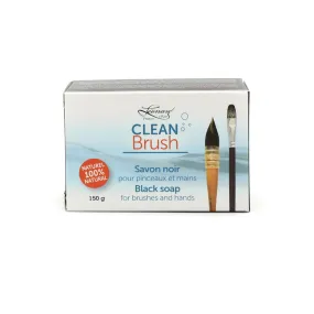 Black Soap Bar for Brush Cleaning