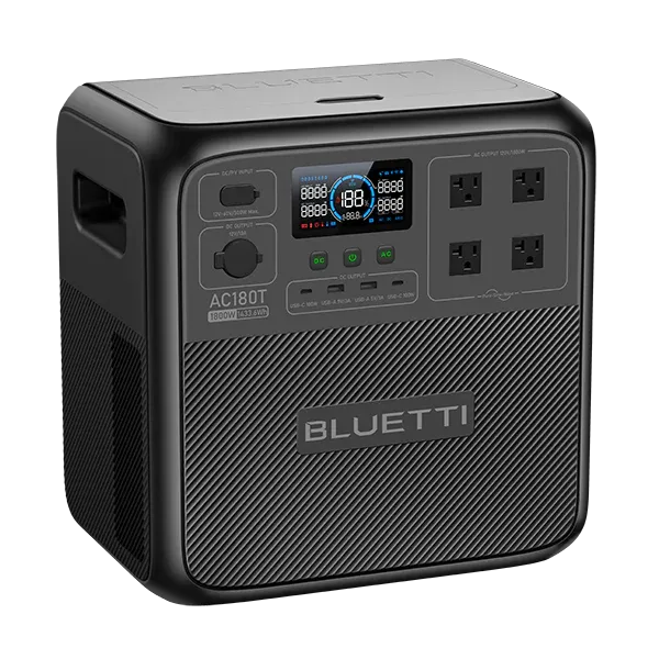 BLUETTI AC180T Portable Power Station | 1,800W, 1433Wh