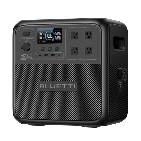 BLUETTI AC180T Portable Power Station | 1,800W, 1433Wh