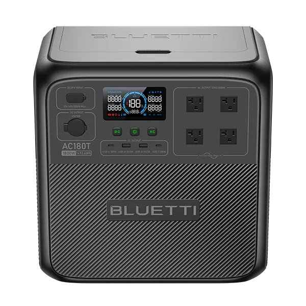 BLUETTI AC180T Portable Power Station | 1,800W, 1433Wh