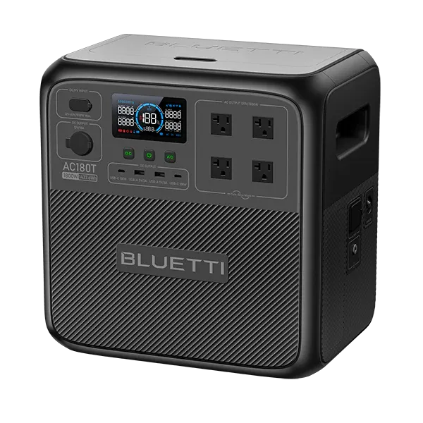 BLUETTI AC180T Portable Power Station | 1,800W, 1433Wh