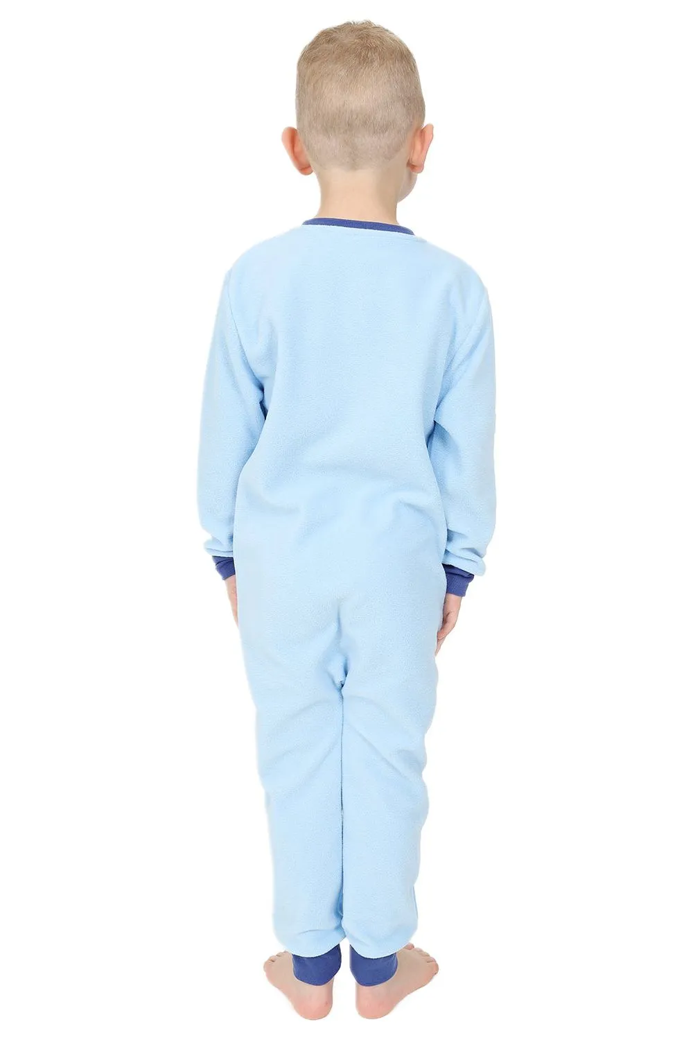 Bluey Boys Girls Fleece Sleepsuit Kids All in One