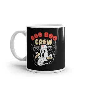 Boo Boo Crew mug  ,Halloween Nurse mug , Boo Crew mug , Pediatric Nurse mug , Funny Nurse mug , ghost nurse ,Nurse Gift, School Nurse mug