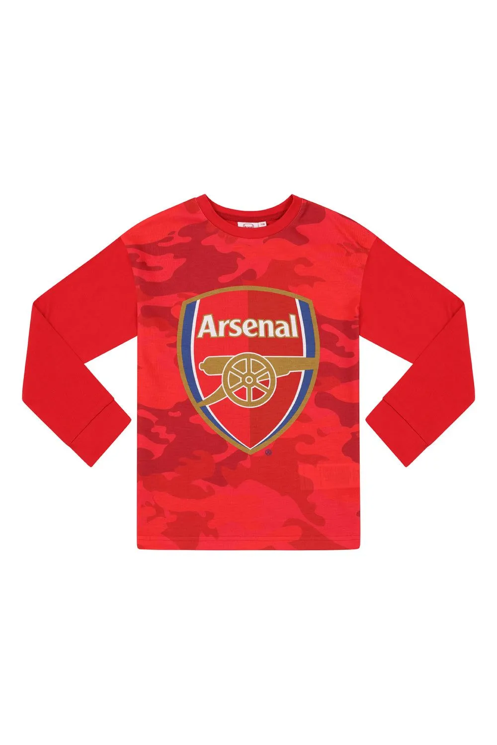 Boys Arsenal FC Red Camouflage Long Pyjamas