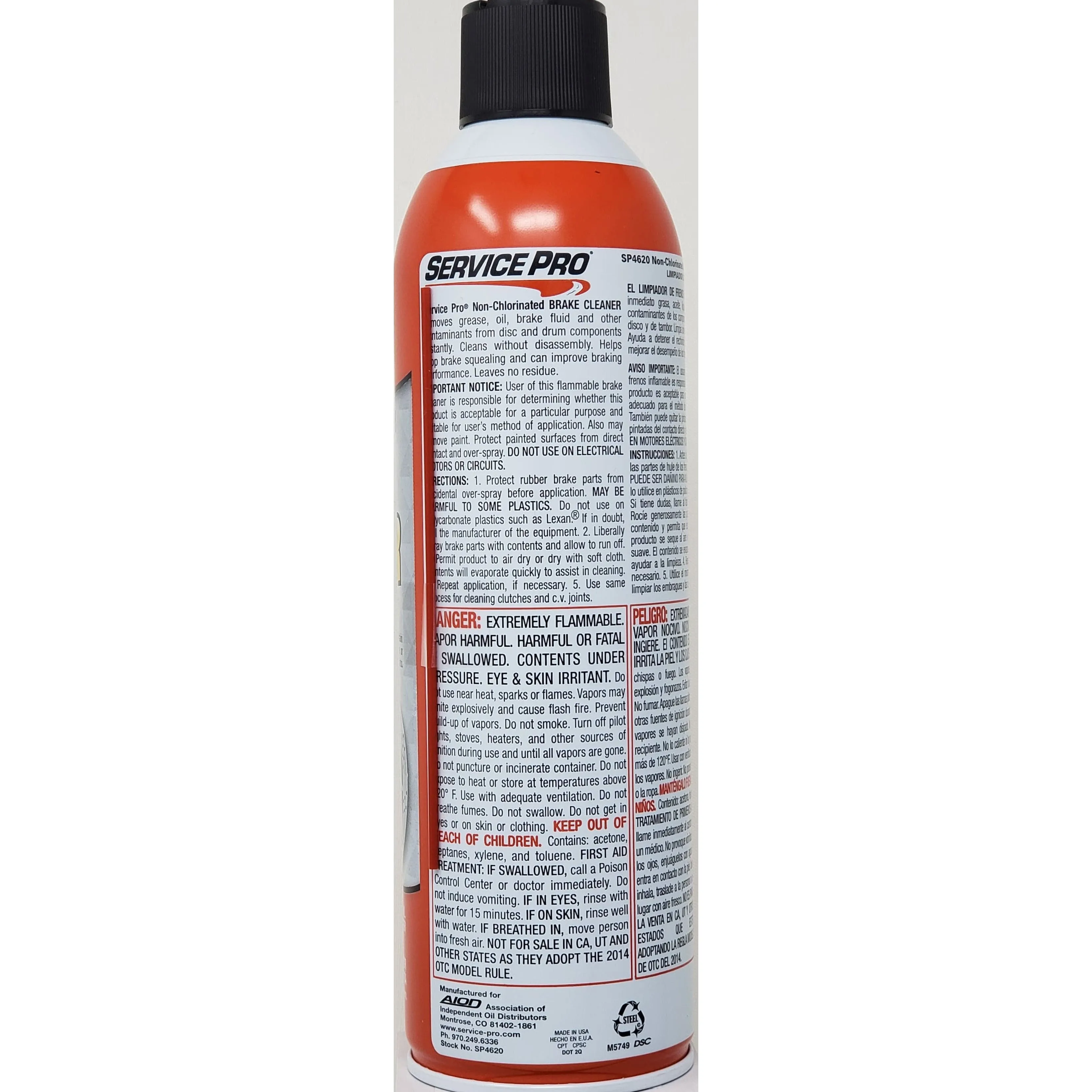 Brake Cleaner 15 oz Can - Non-Chlorinated - Extremely Flammable