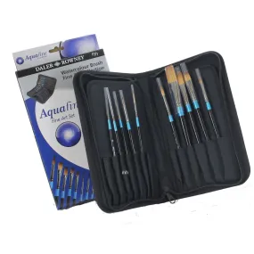 Brush Aquafine Art Zip Case 10 Brush Sort Handle