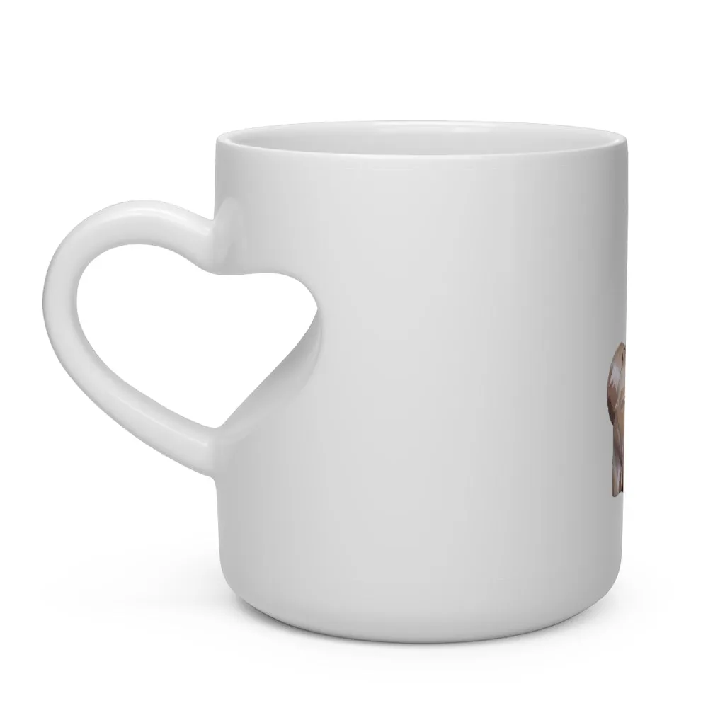 Bunny Heart Shape Mug