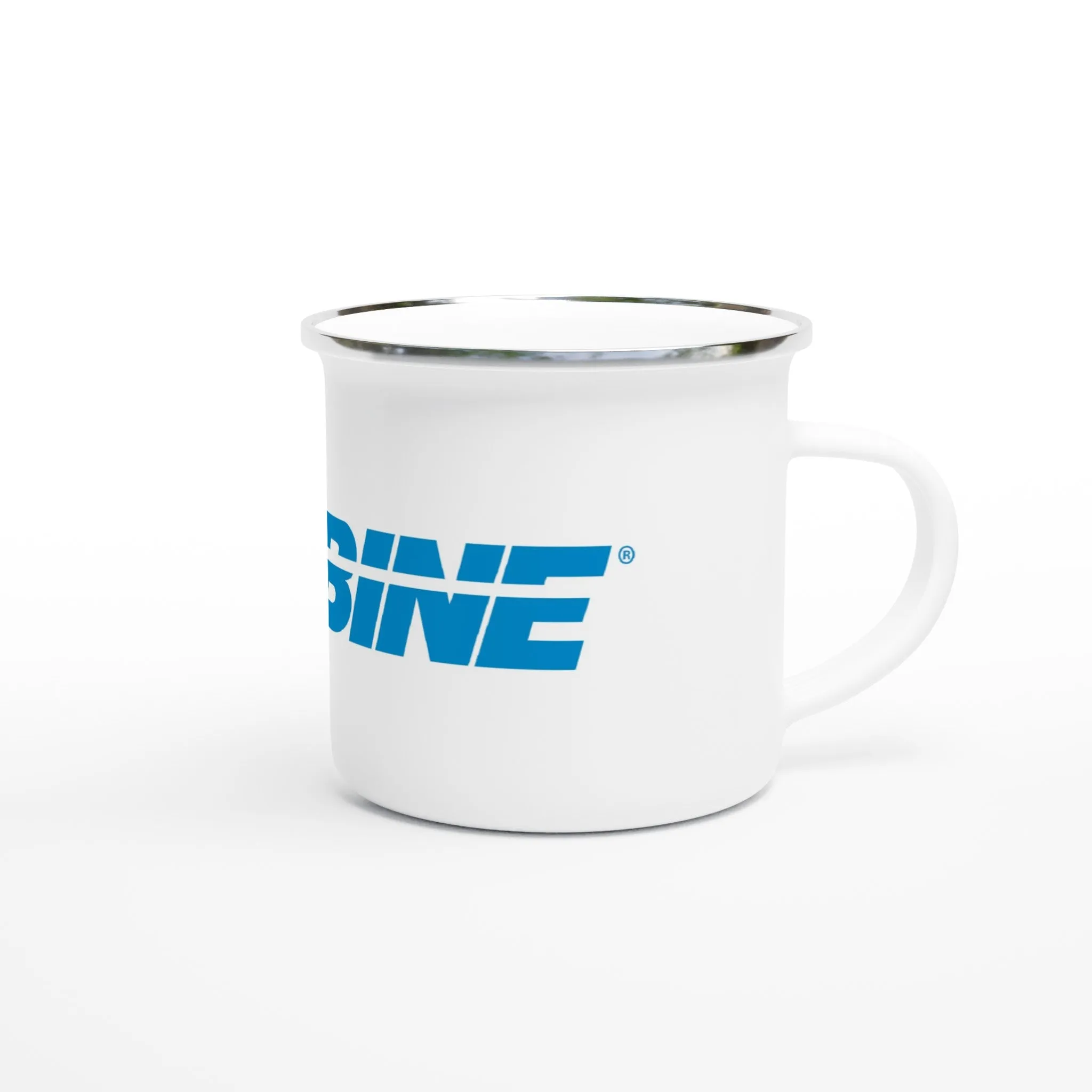 Carbine | White 12oz Enamel Mug