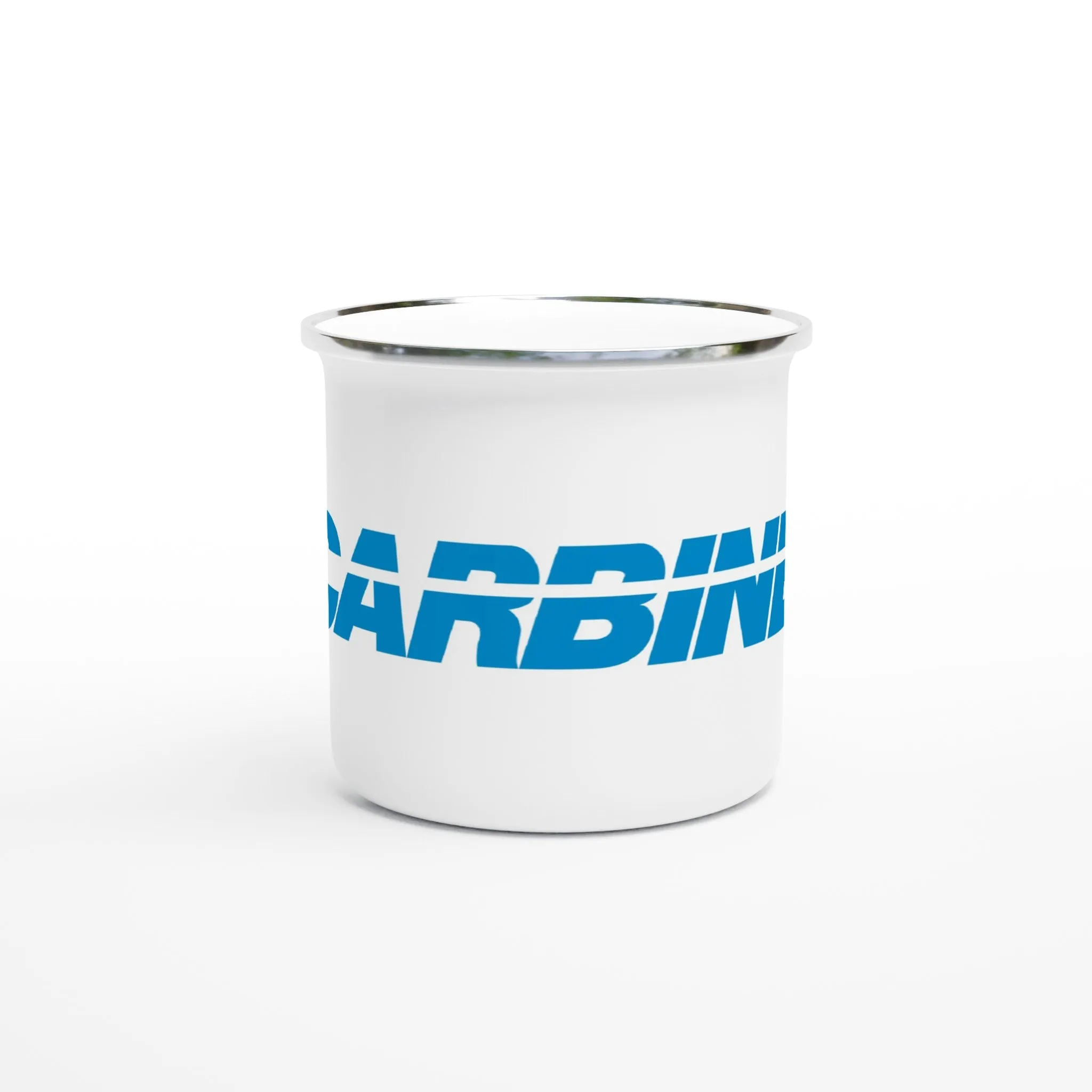 Carbine | White 12oz Enamel Mug