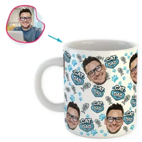 Cat Dad Personalized Mug