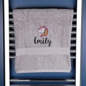 Children's Unicorn Bath Towel