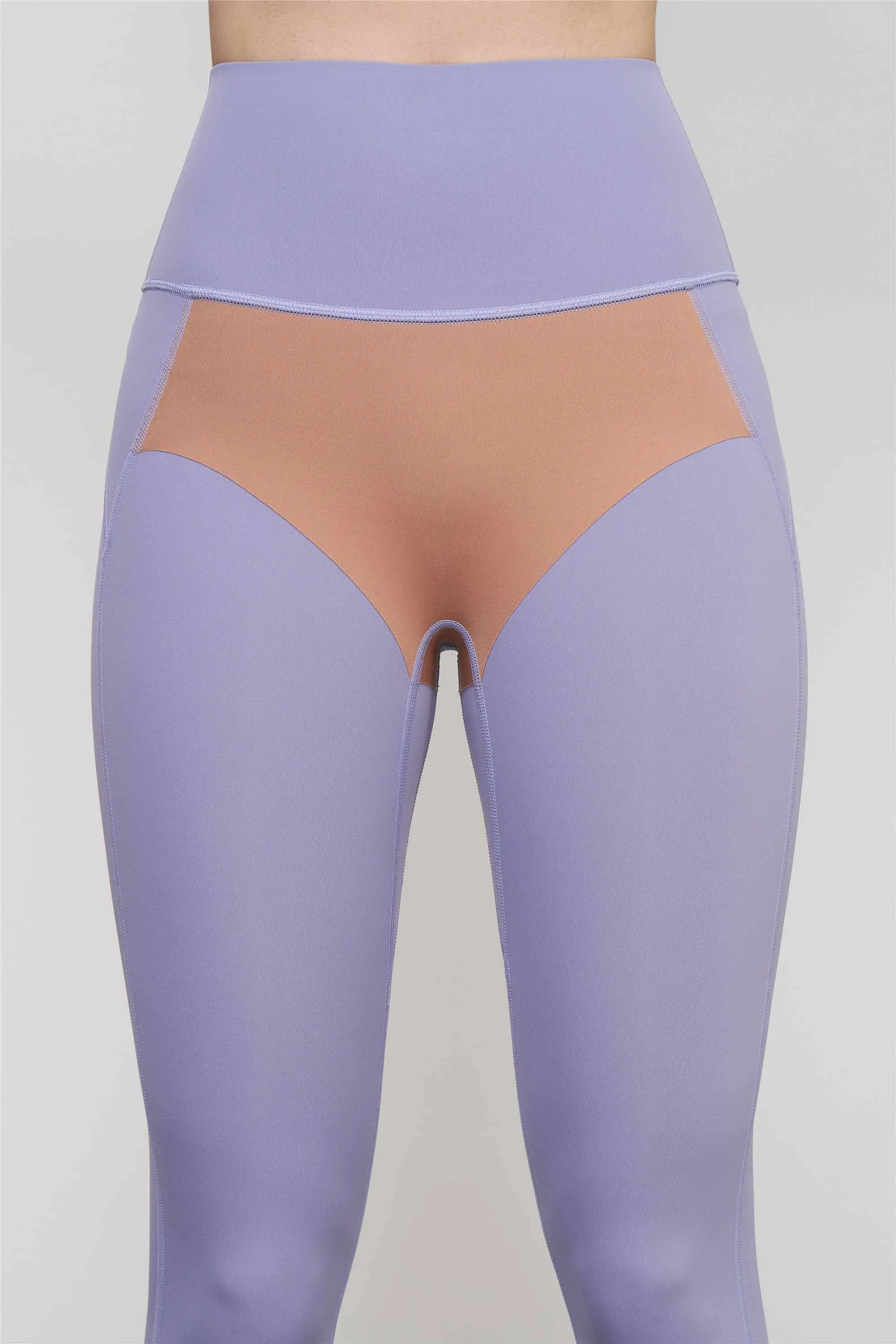 CK1532-Nuls Lycra no-wear underwear Anti-bacterial one-piece yoga pants Women's high-waisted hip lift bodyfit fitness pants