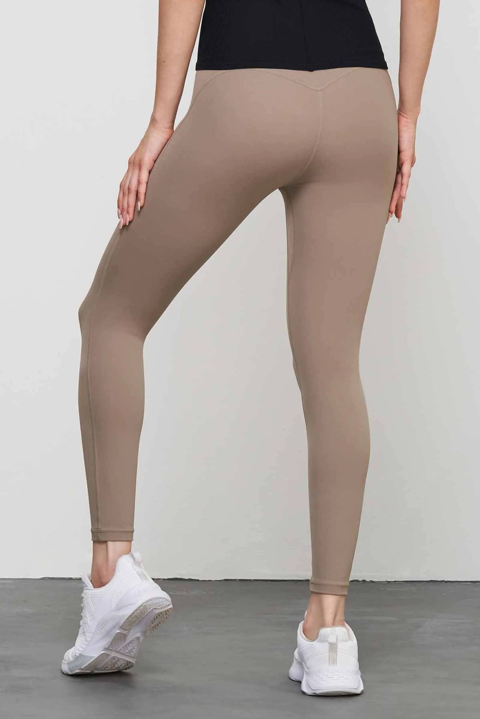 CK1532-Nuls Lycra no-wear underwear Anti-bacterial one-piece yoga pants Women's high-waisted hip lift bodyfit fitness pants