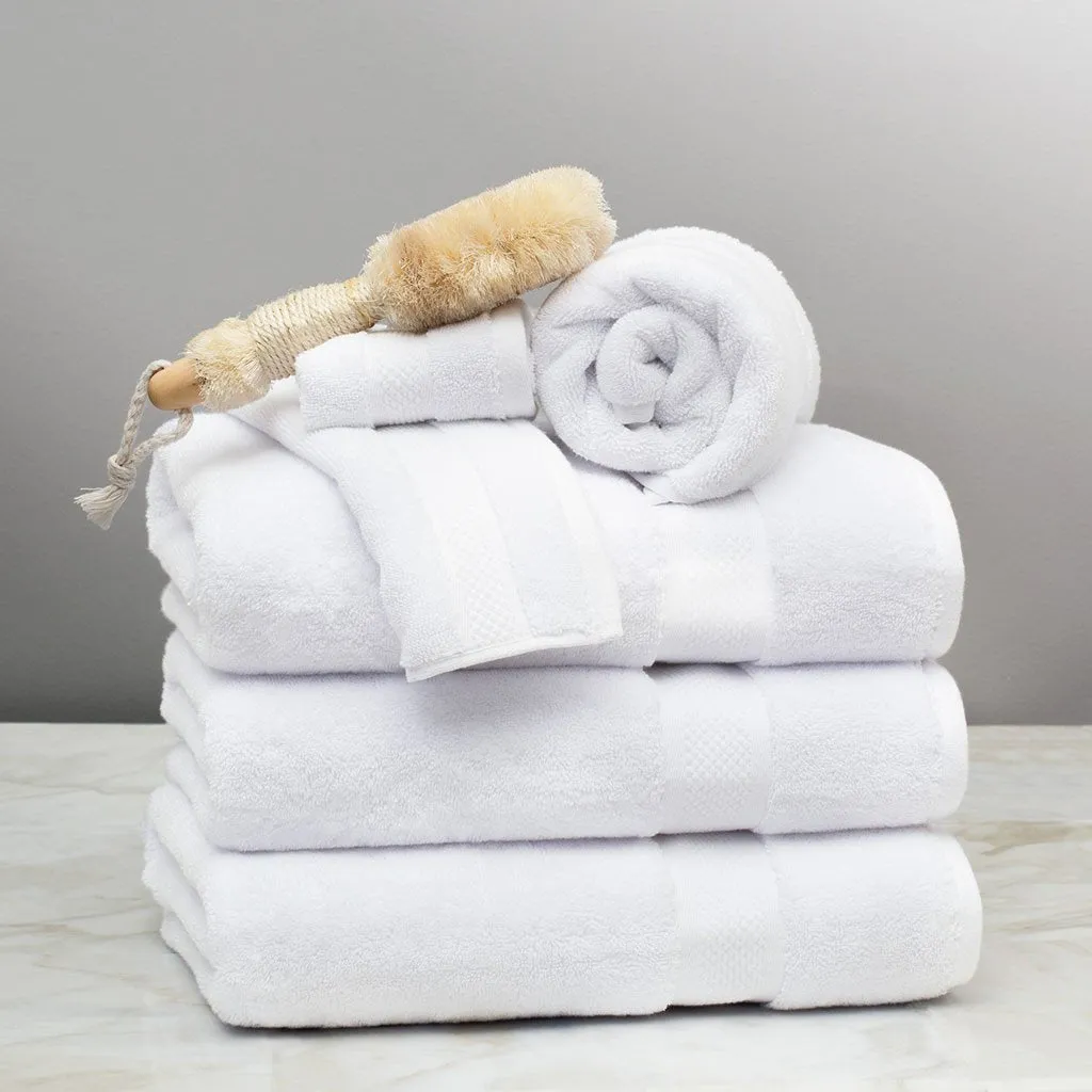 Classic White Towel Resort Bundle (4 Wash   4 Hand   4 Bath Towels   2 Bath Sheets)