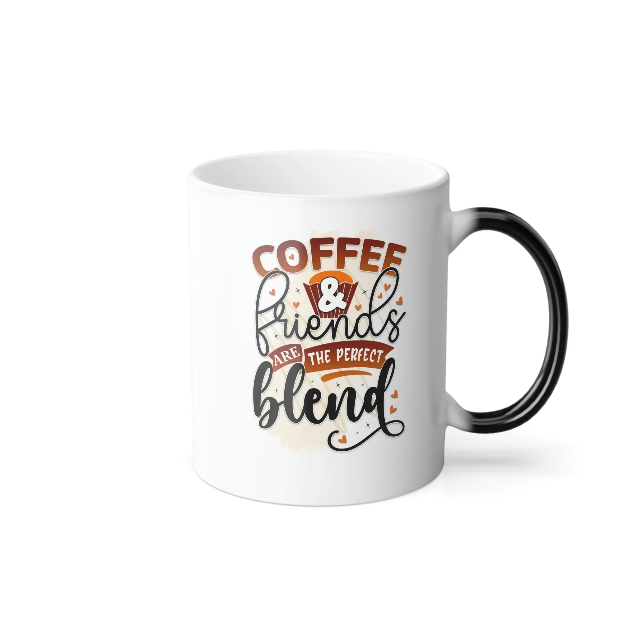 Coffee & friends are the perfect blend 11oz Color Morphing Mug