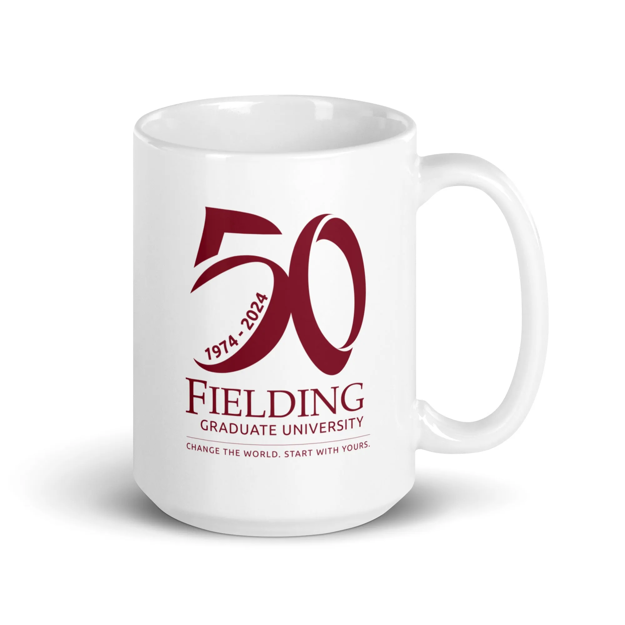 Coffee Mug - 15oz White Glossy | 50th Anniversary