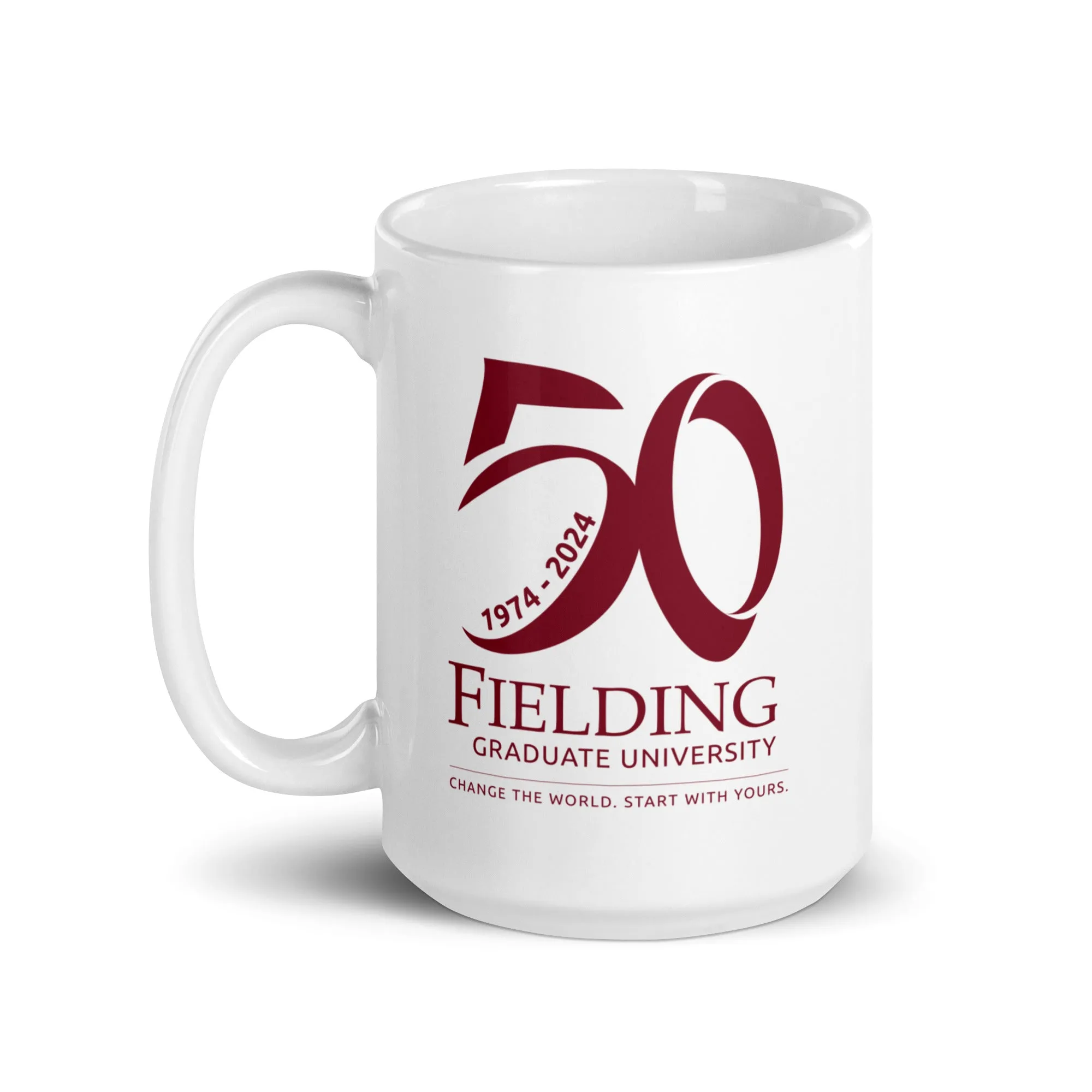 Coffee Mug - 15oz White Glossy | 50th Anniversary