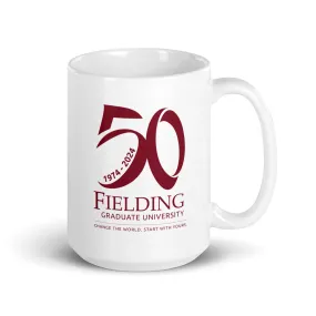 Coffee Mug - 15oz White Glossy | 50th Anniversary