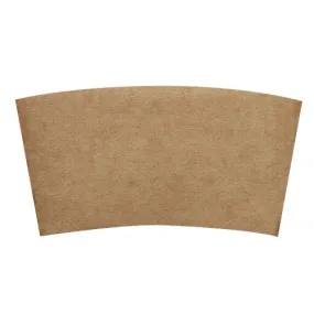 Coffee Sleeves -  8oz Traditional Cup Jackets - Kraft - 1,000 ct