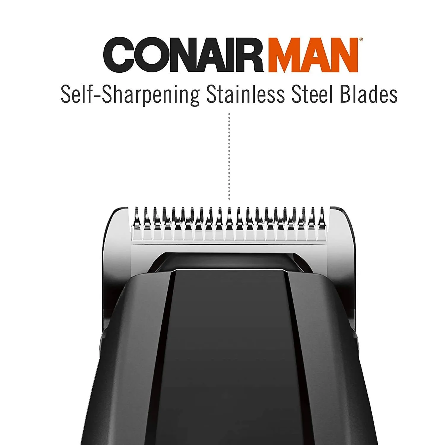 ﻿ConairMan Battery-Powered All-in-1 Trimmer features a multiuse handle to easily attend to all your trimming needs - C-GMT175RD