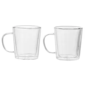 Consol Roma Double Wall Mug 320ml 2 Pack