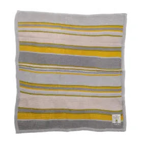 Cosatto Knitted Stripe Blanket – Grey/Yellow