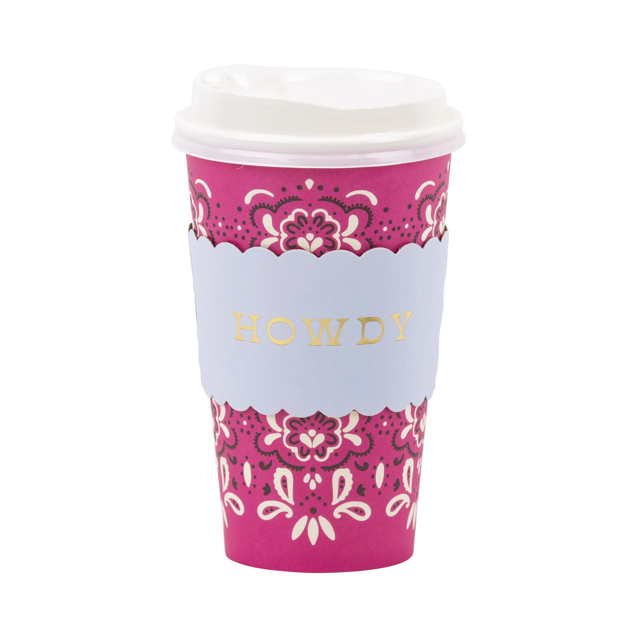 Cowgirl Pink Bandana To Go Cups