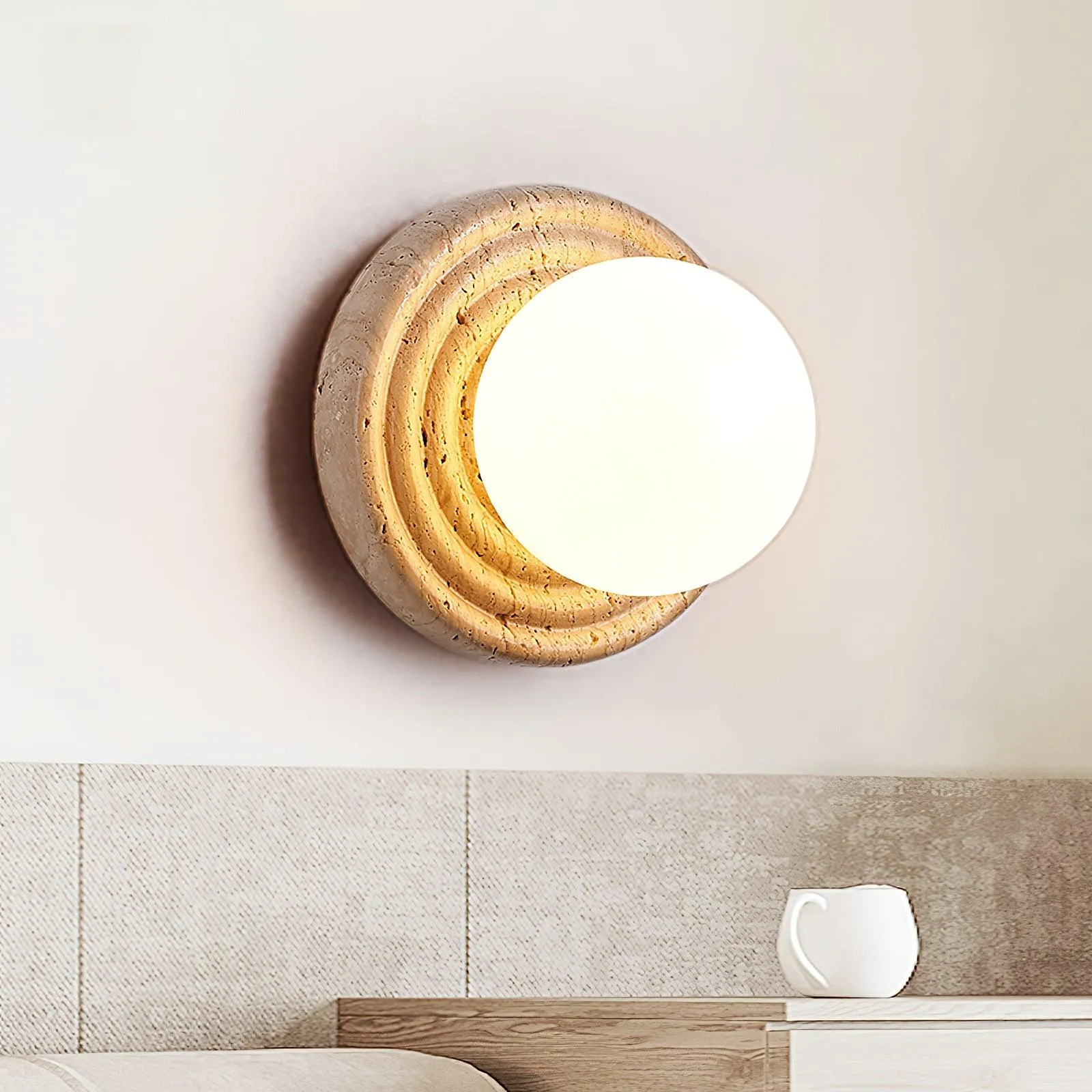 Dahlia Round Wall Lamp