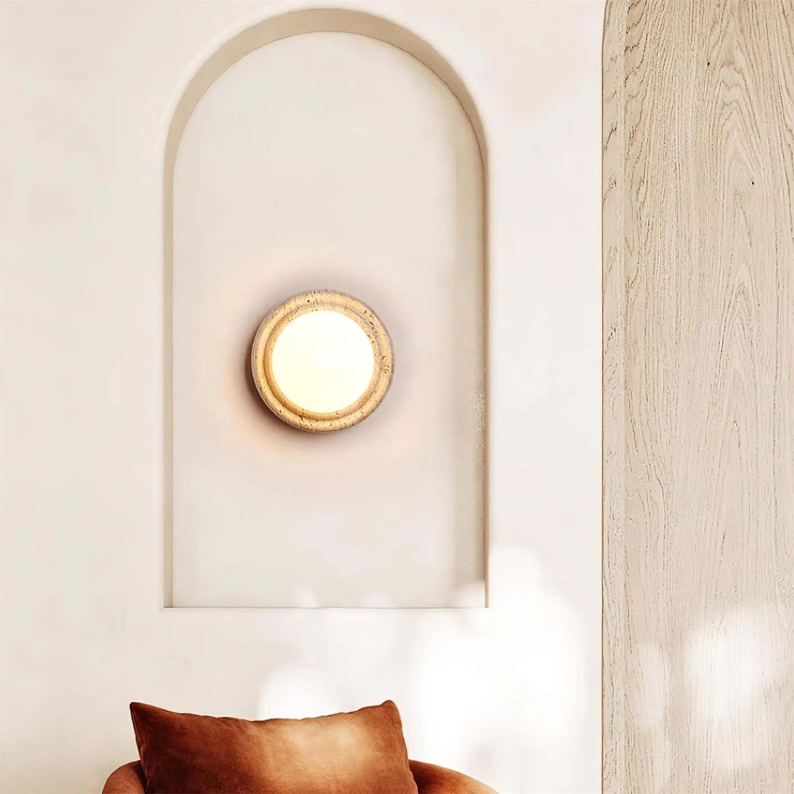 Dahlia Round Wall Lamp