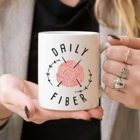 Daily Fiber Coffee Mug, Ceramic Coffee Mug, Gift