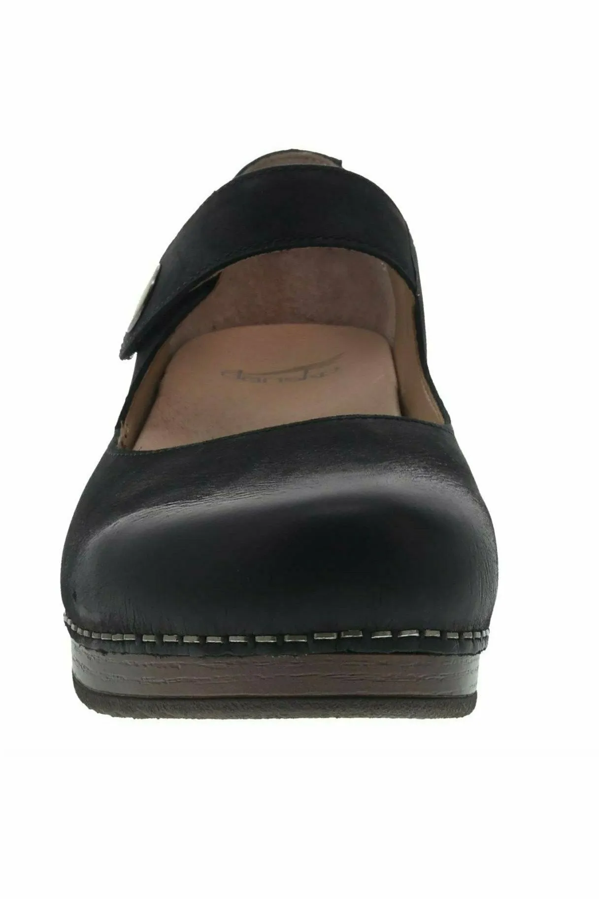 Dansko Beatrice Black Burnished Nubuck